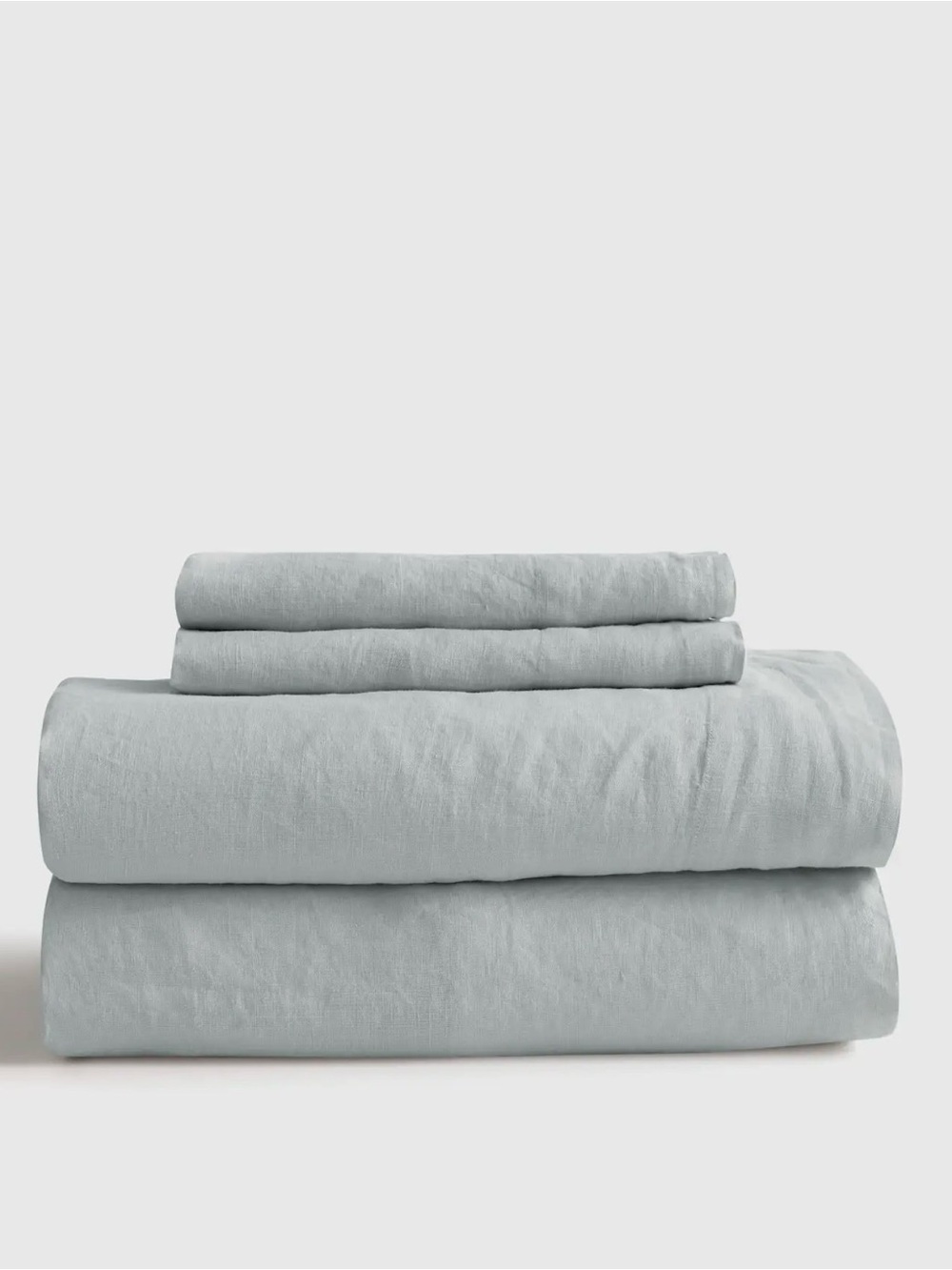 NWOT Mist European Linen King Sheet Set - Retail $204